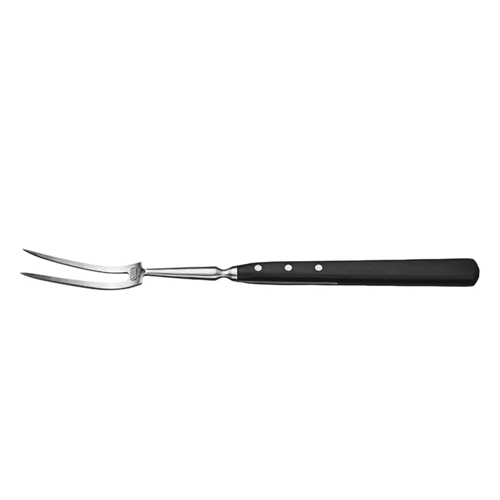 Winco KFP-180 18" Carving Fork, 1 Piece Full Tang, Forged Carbon Steel, POM Handle