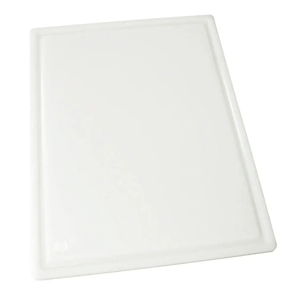 Winco CBI-1218 Grooved Cutting Board, 12 x 18 x 1/2", White