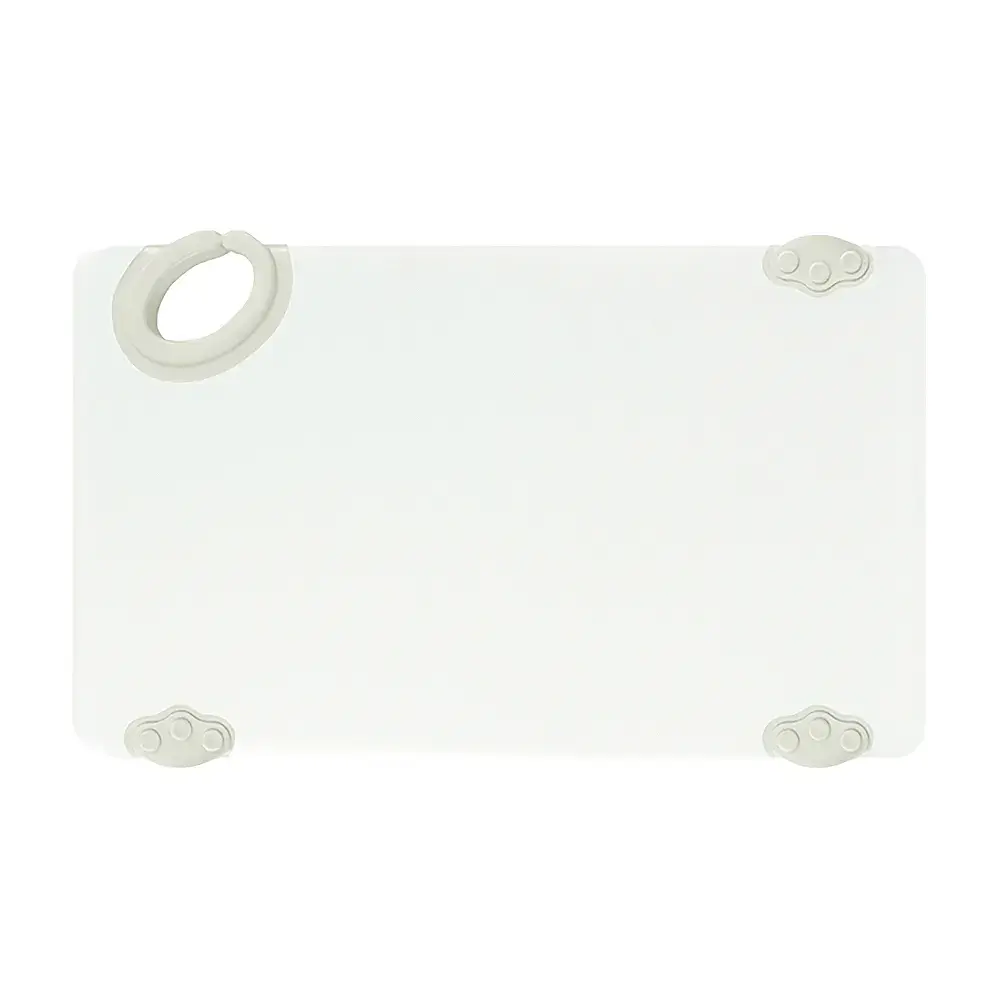 Winco CBN-610WT Plastic Cutting Board - 6" x 10", White