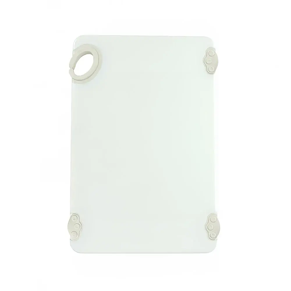 Winco CBN-1218WT Plastic Cutting Board - 12" x 18", White