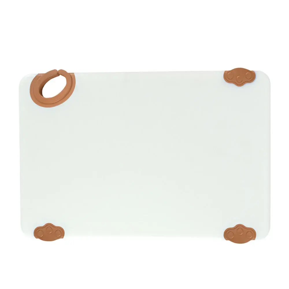 Winco CBN-1218BN Plastic Cutting Board - 12" x 18", Brown