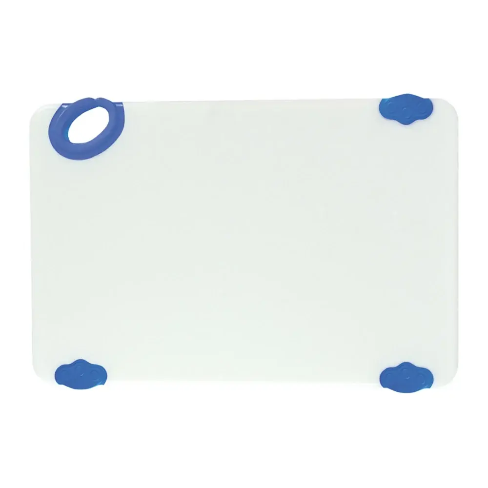 Winco CBN-1218BU Plastic Cutting Board - 12" x 18", Blue