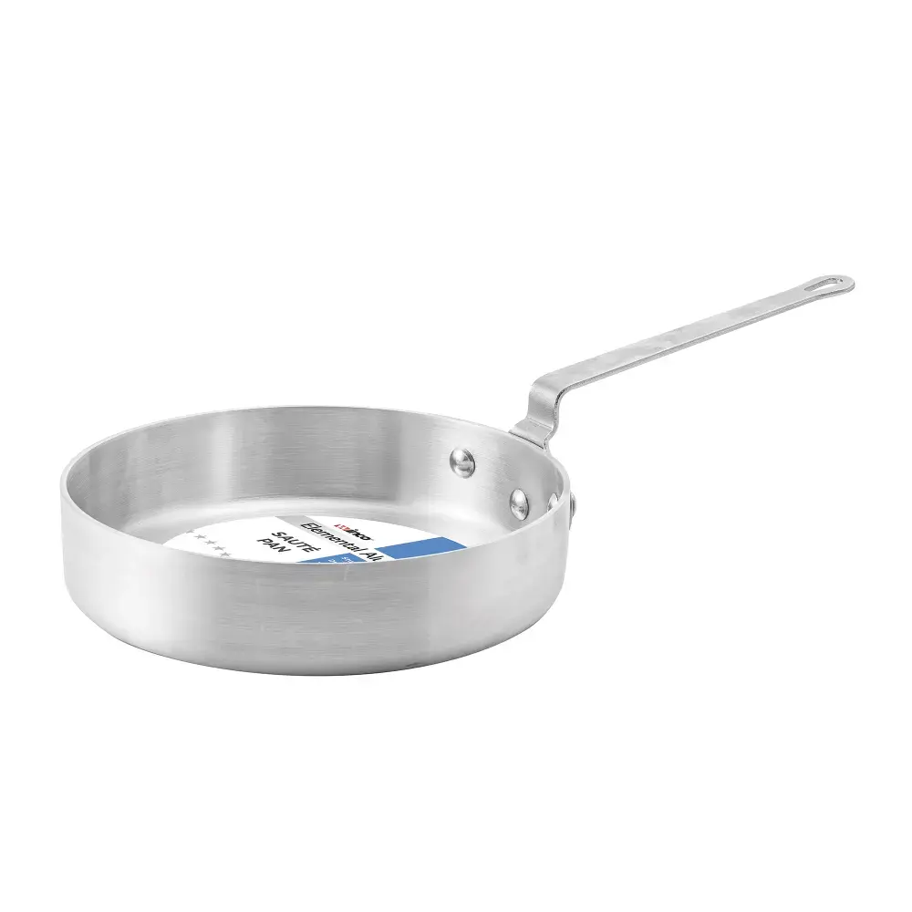 Winco ASET-7 7 qt Aluminum Saute Pan