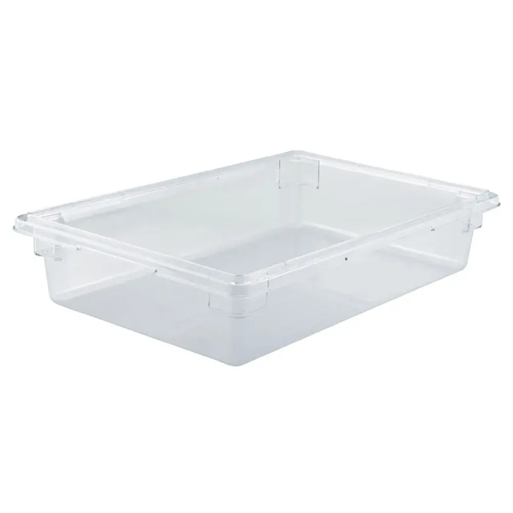 Winco PFSF-6 9 gal. Food Storage Box, 18 x 26 x 6", Polycarbonate, Clear