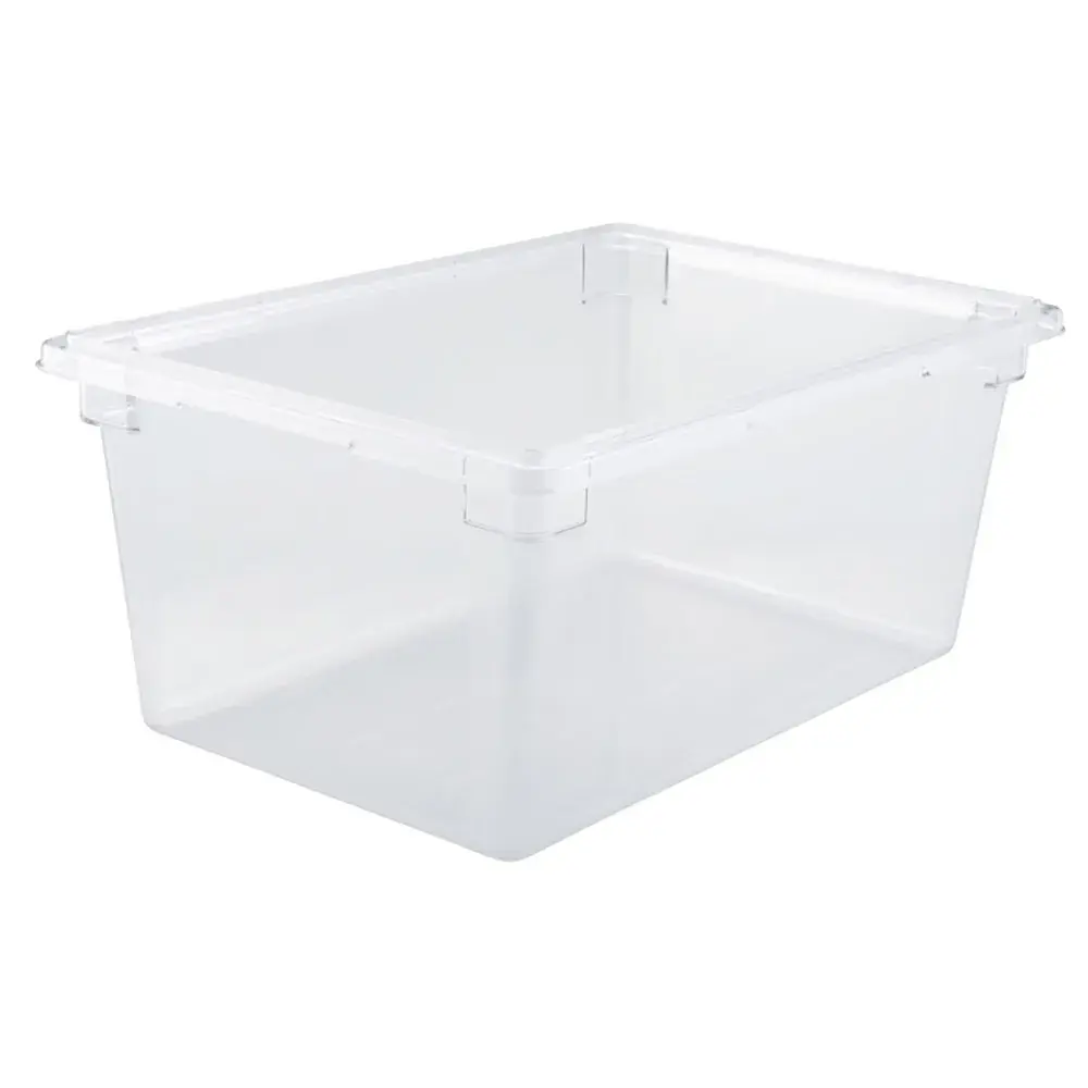 Winco PFSF-12 17 ga Food Storage Box, 18 x 26 x 12", Polycarbonate, Clear