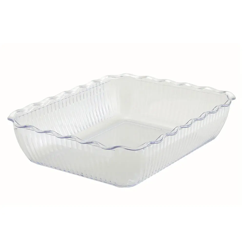 Winco CRK-13C Food Storage Container Crock, 13 x 10 x 3", Cream