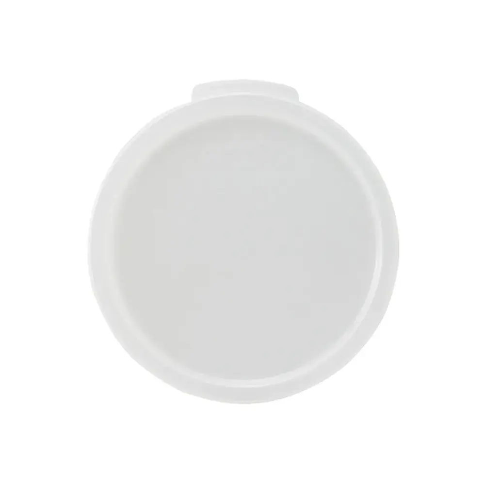 Winco PPRC-1222C Round Cover for 12, 18 & 22 qt Storage Containers - Polypropylene, White