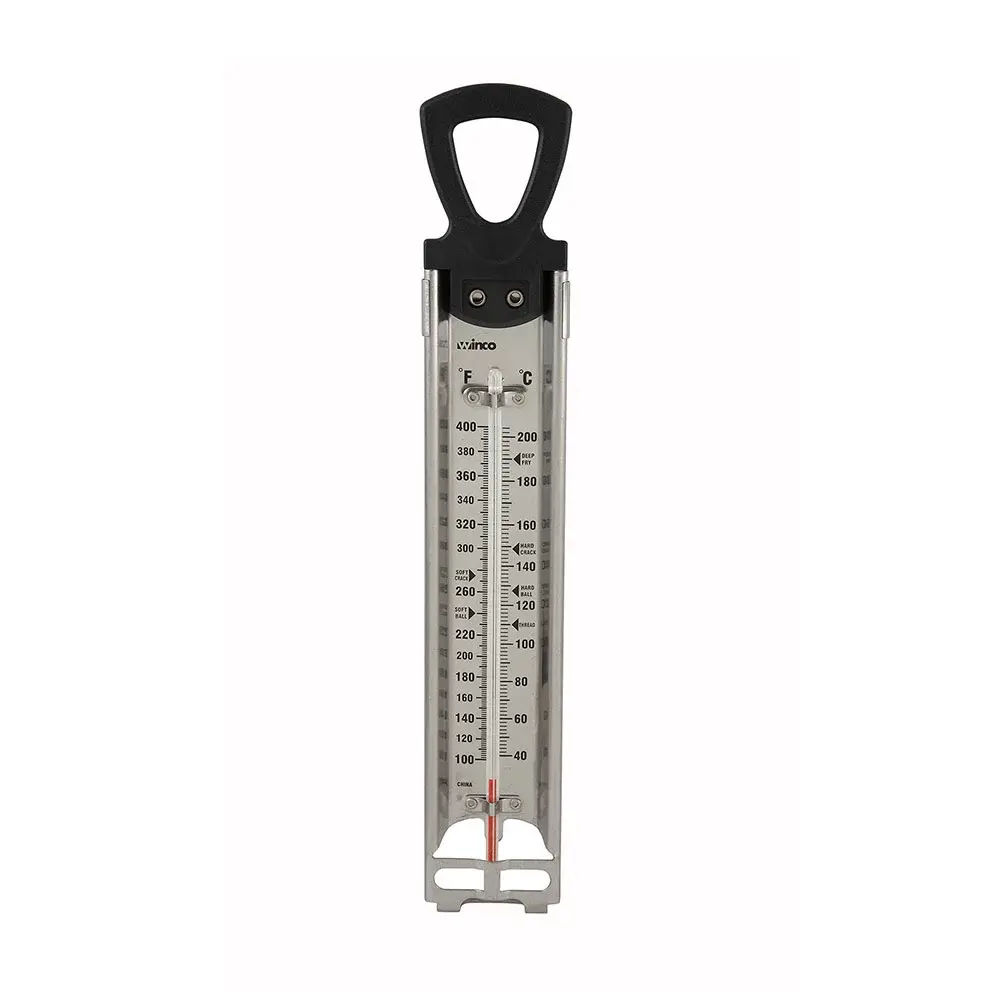 Winco TMT-CDF4 Paddle Type Candy Deep Fry Thermometer w/ 100 to 400 Temperature Range