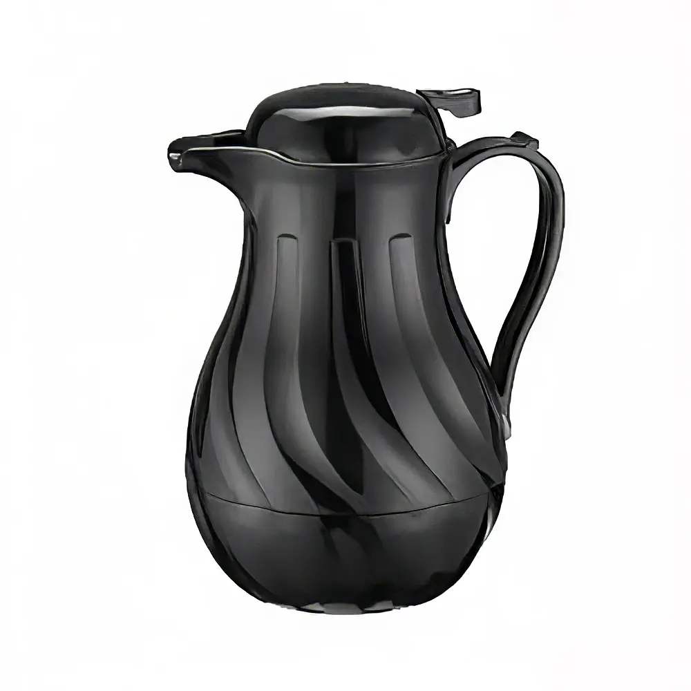 Winco VSW-42K 42 oz Beverage Server, Plastic, Black