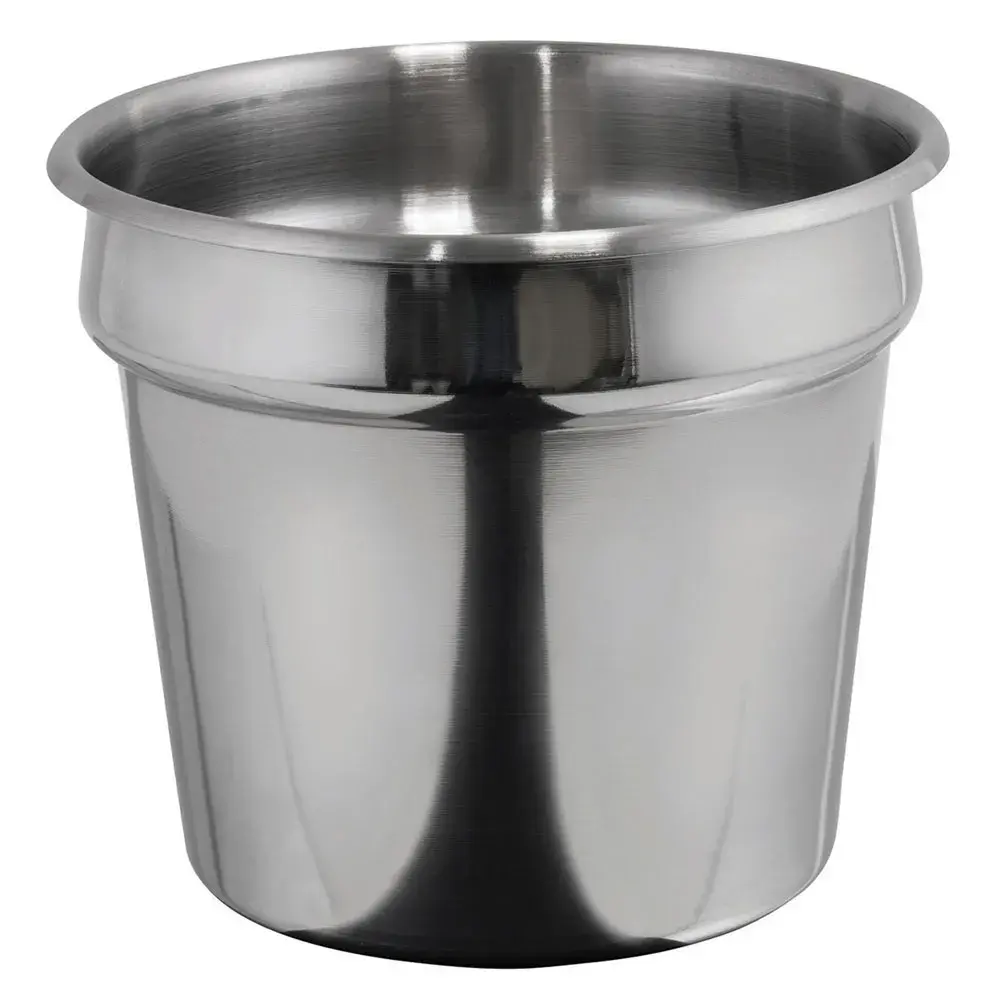 Winco INS-7.0M 7 qt Heavy Weight Inset, Stainless Steel