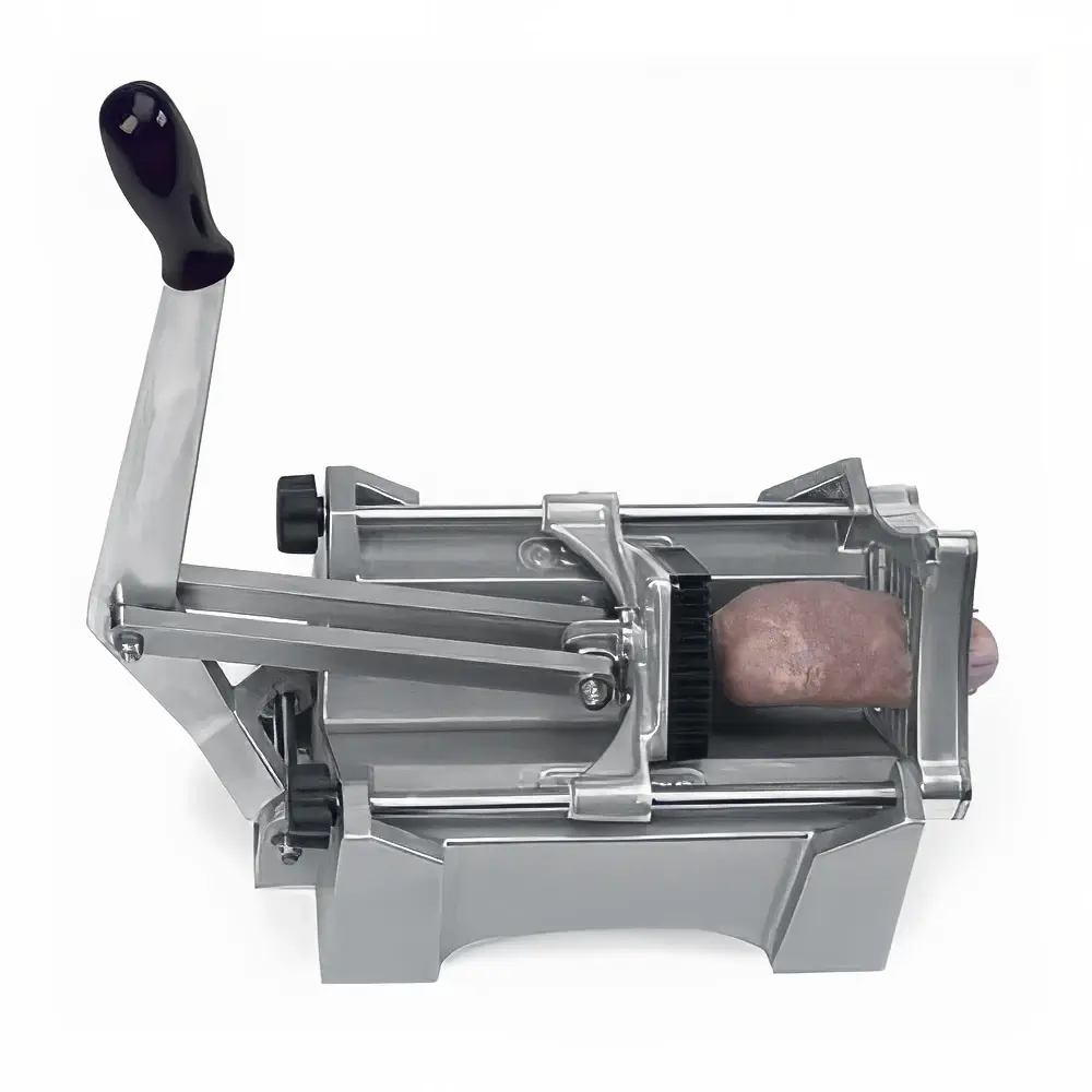 Nemco 56450A-2 Extra Large Potato Cutter w/ 3/8" Square Cut & Polymer Push Block, Aluminum