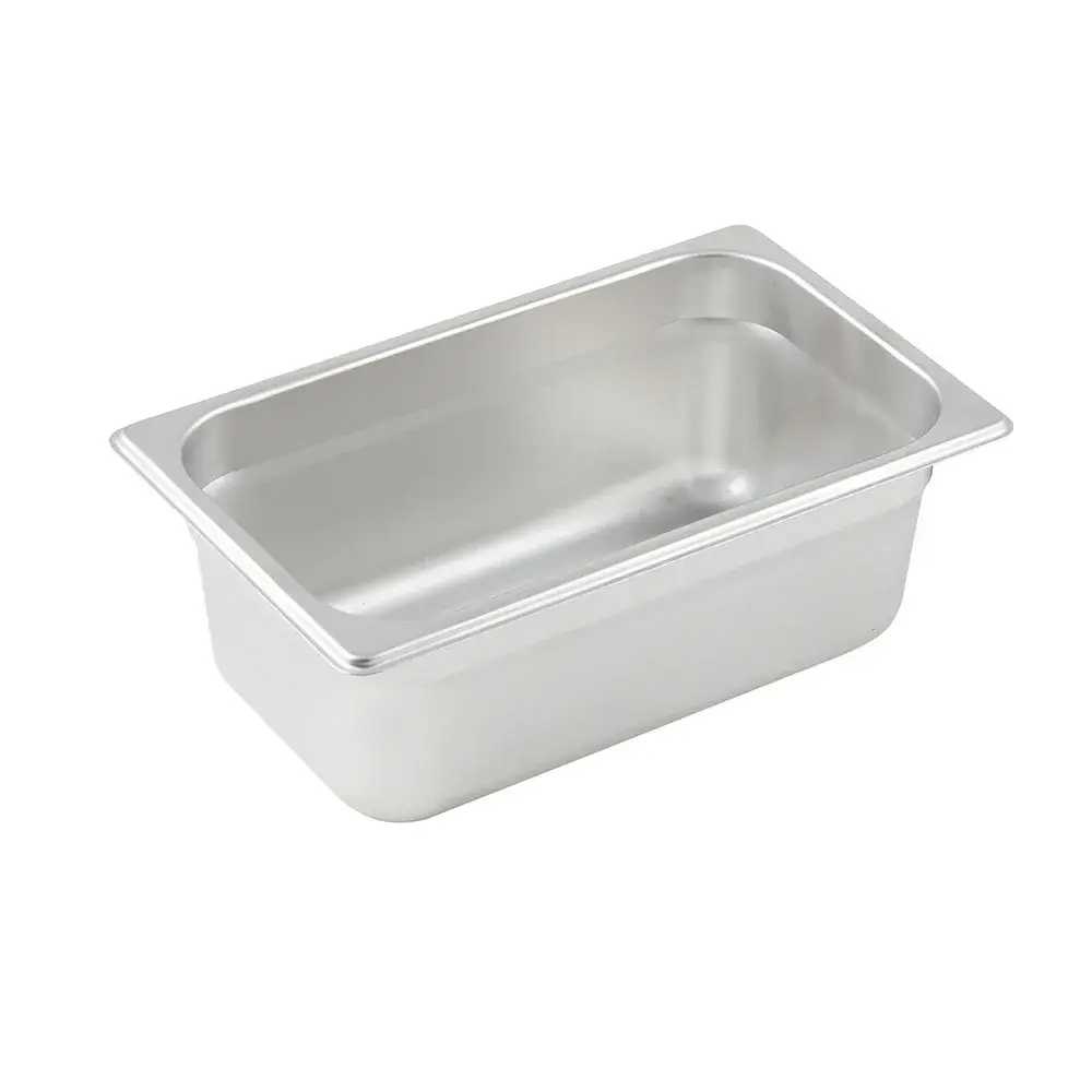 Winco SPJM-404 Quarter Size Steam Pan, Stainless