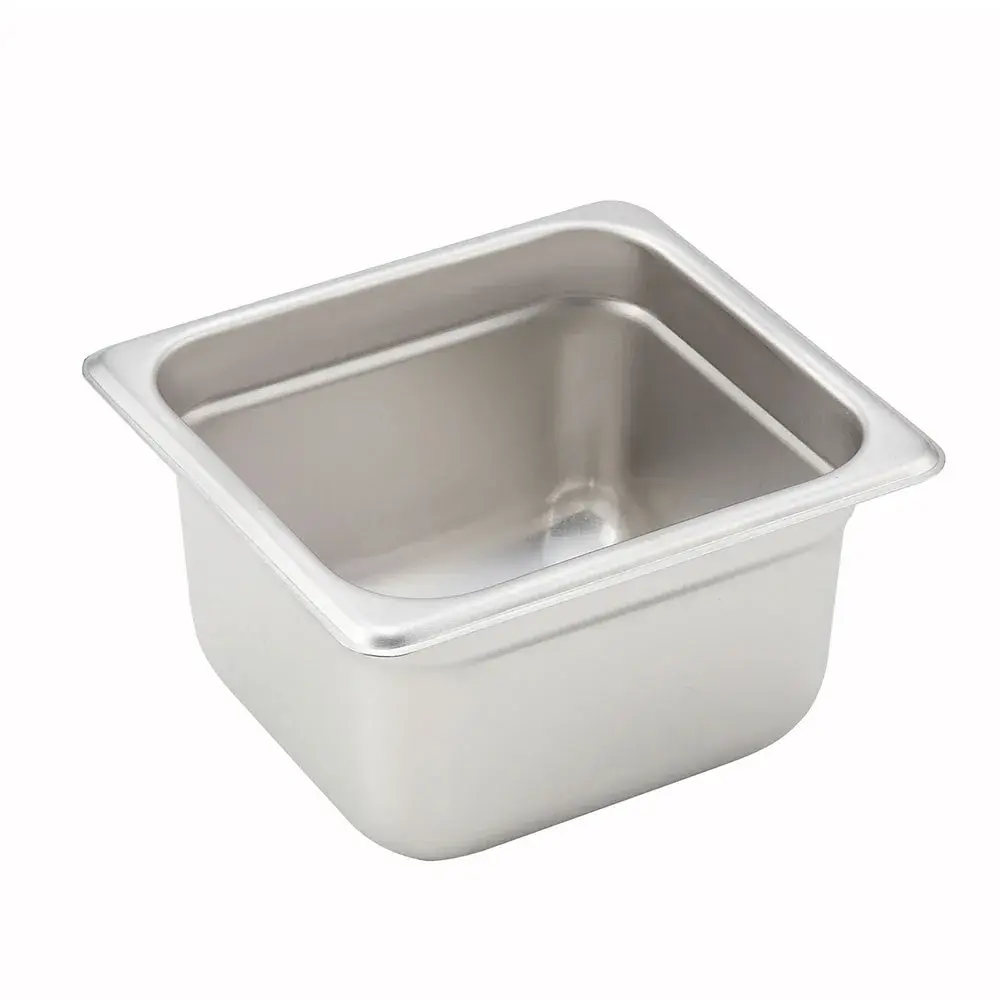 Winco SPJH-604 Sixth Size Steam Pan, Stainless