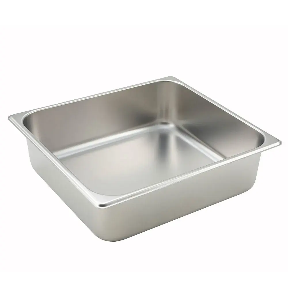 Winco SPTT4 Two Third Size Steam Pan, Stainless