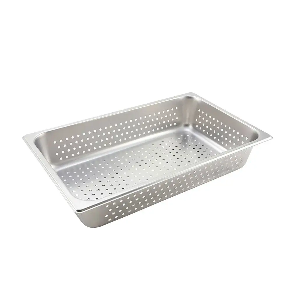Winco SPFP4 Full Size Steam Pan, Stainless