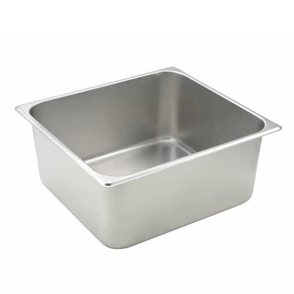 Winco SPTT6 Two Third Size Steam Pan, Stainless