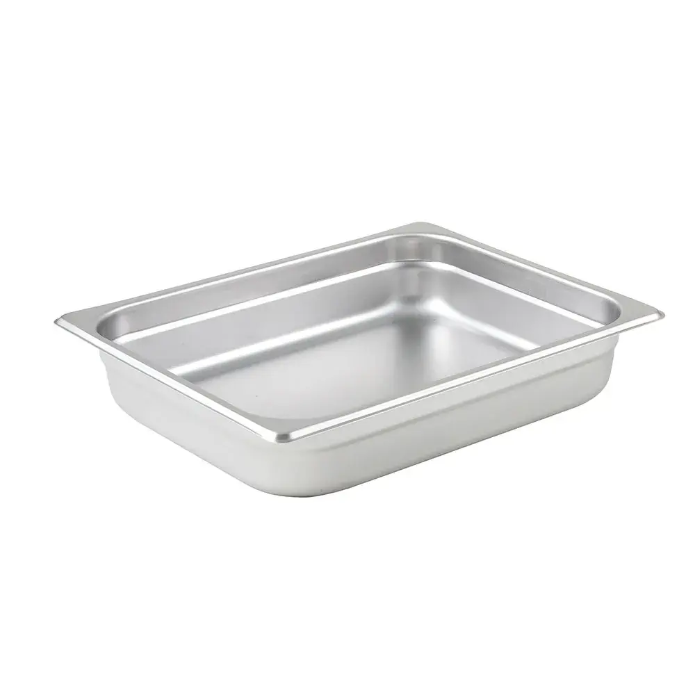 Winco SPJM-202 Half Size Steam Pan, Stainless