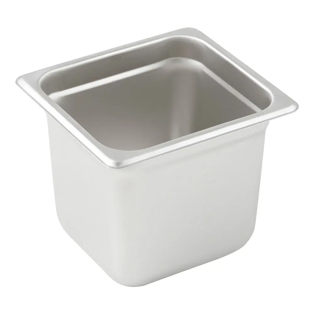Winco SPJP-606 Sixth Size Steam Pan, Stainless