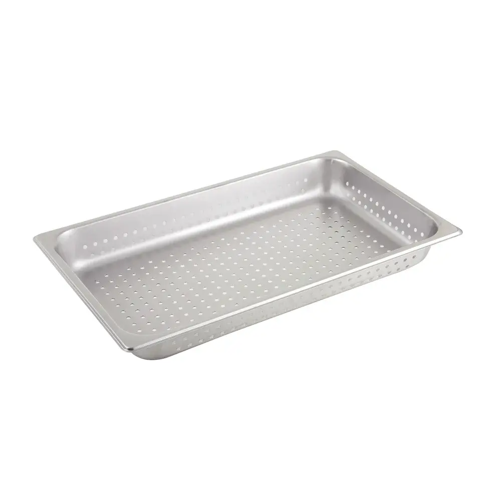 Winco SPJH-102PF Full Size Steam Pan, Perforated, Stainless