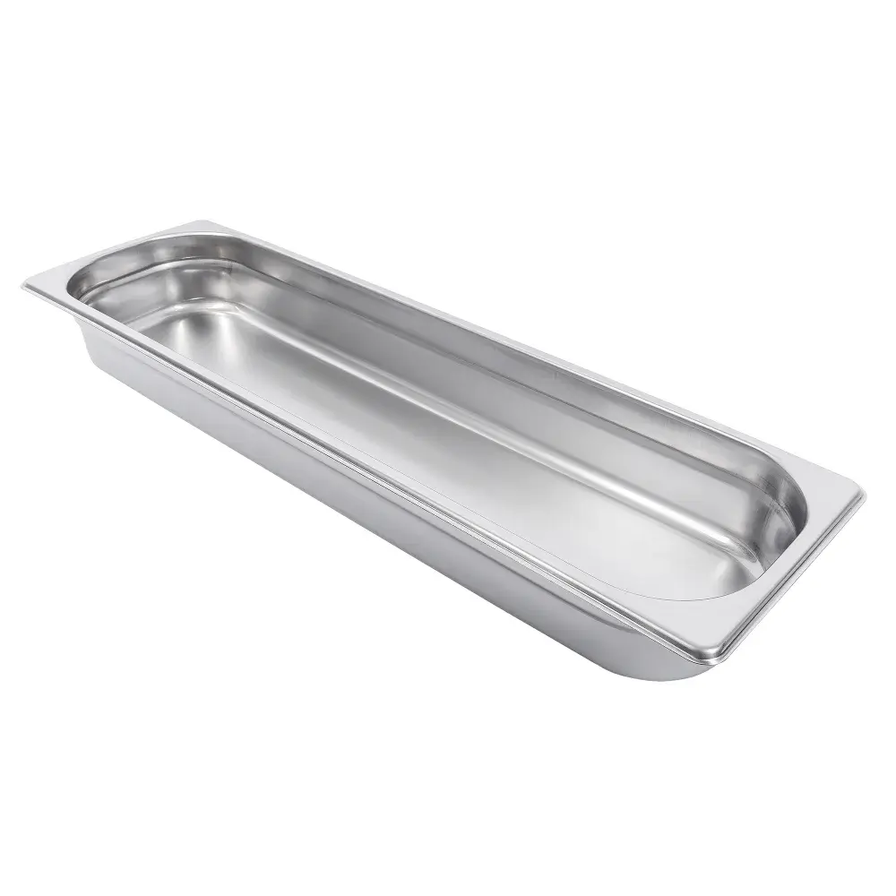 Winco SPJL-2HL Half Size Long Steam Pan, Stainless