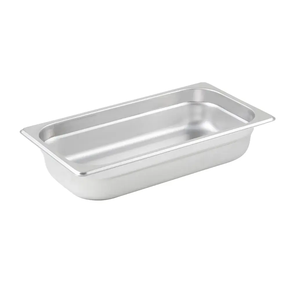 Winco SPJP-302 Third Size Steam Pan, Stainless
