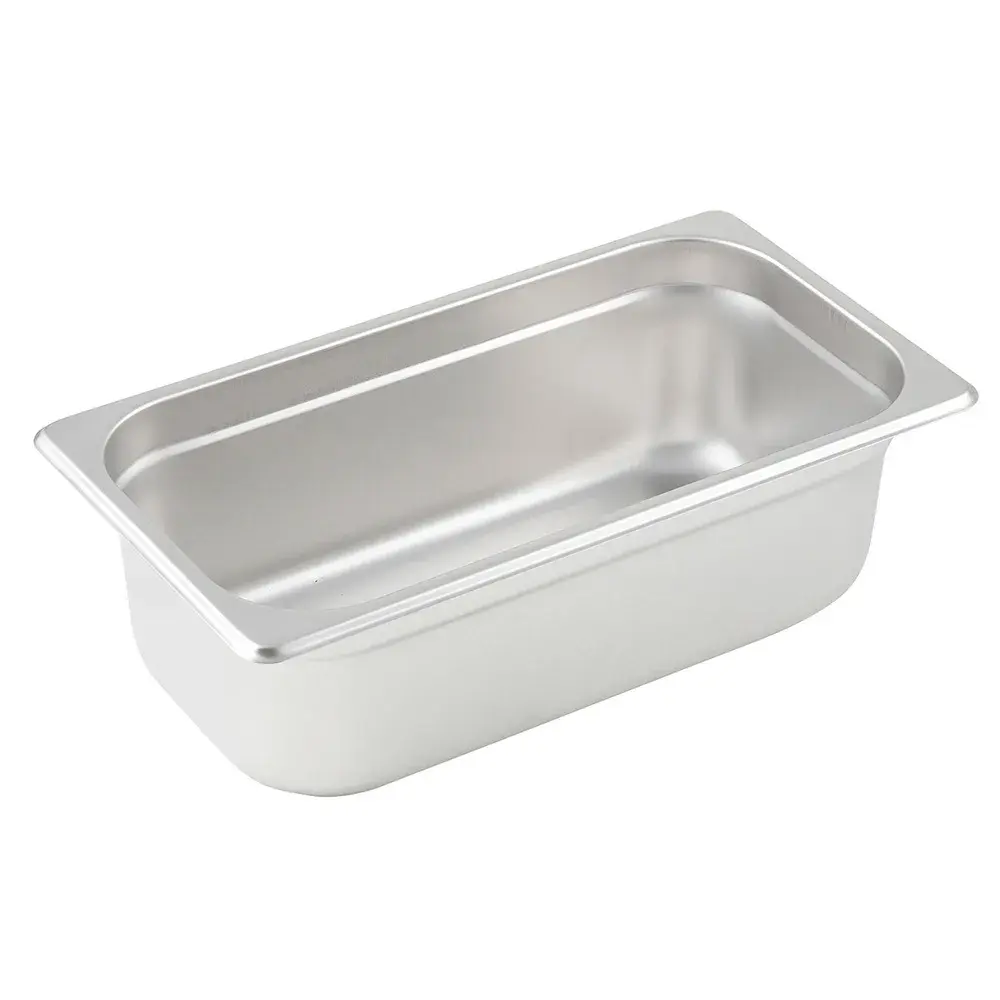 Winco SPJP-304 Third Size Steam Pan, Stainless