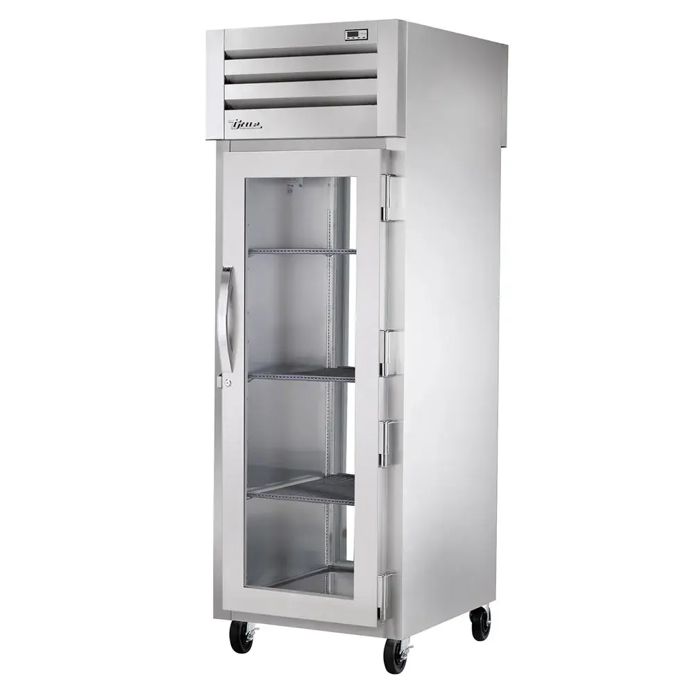 True STG1R-1G-HC 27 1/2" One Section Reach In Refrigerator, (1) Right Hinge Glass Door, 115v