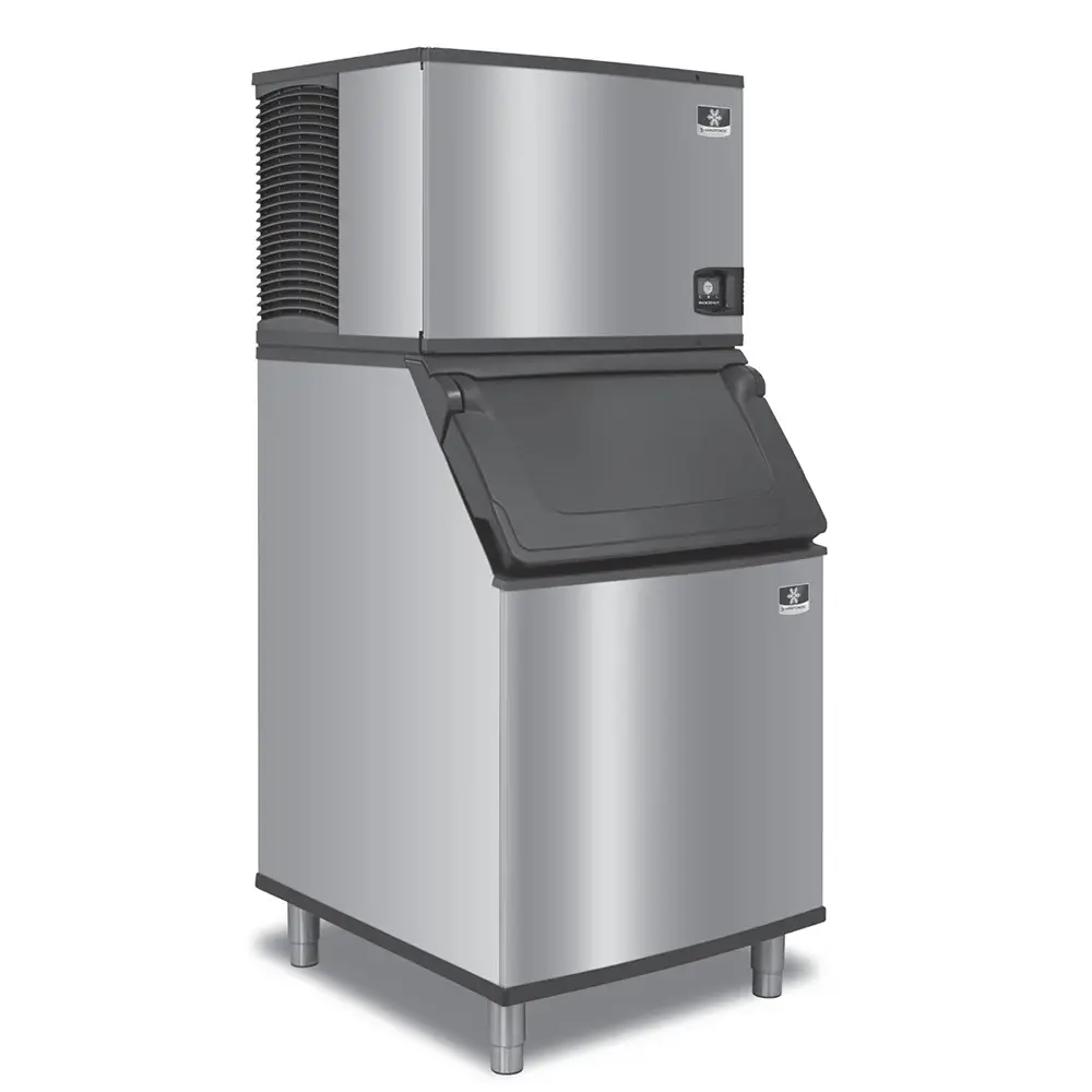 Manitowoc Ice IYT0750W/D570 740 lb Indigo NXT™ Half Cube Ice Machine w/ Bin - 532 lb Storage, Water Cooled, 208-230v
