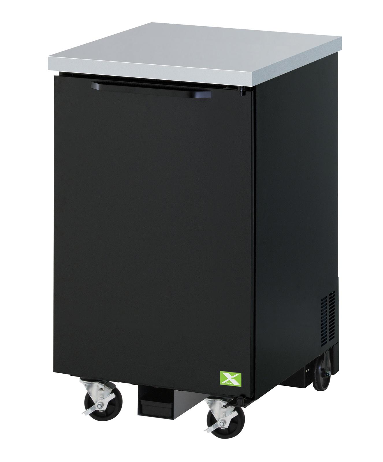 XBB-1SB-N6 1 Door Back Bar - Black (24")