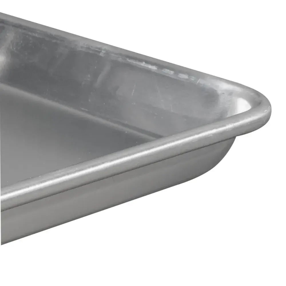 Winco ALXP-1013 1/4 Quarter Size Bun / Sheet Pan - 13" x 9 1/2", 20 gauge Aluminum