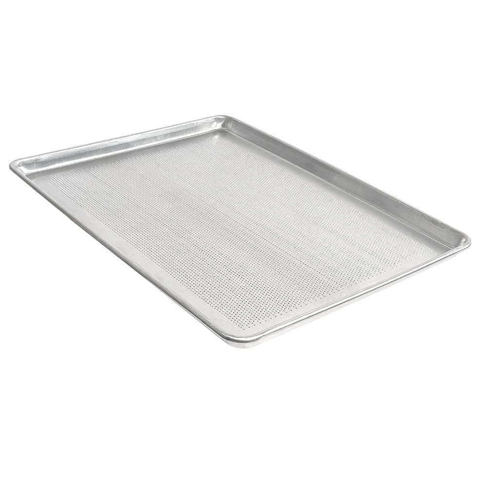 Winco ALXP-1826P 1/1 Full Size Bun / Sheet Pan - 26" x 18", 18 gauge Aluminum, Perforated