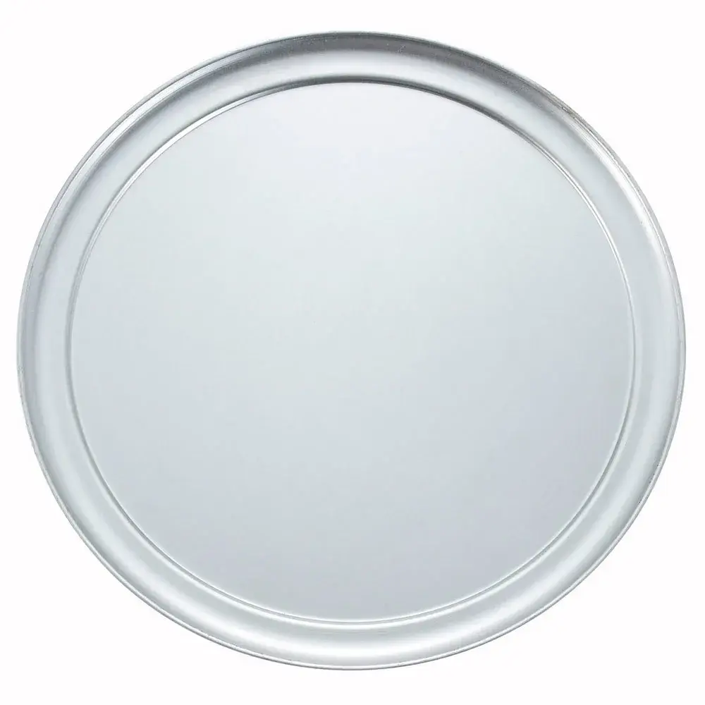 Winco APZT-12 12" Round Wide Rim Pizza Pan, Aluminum