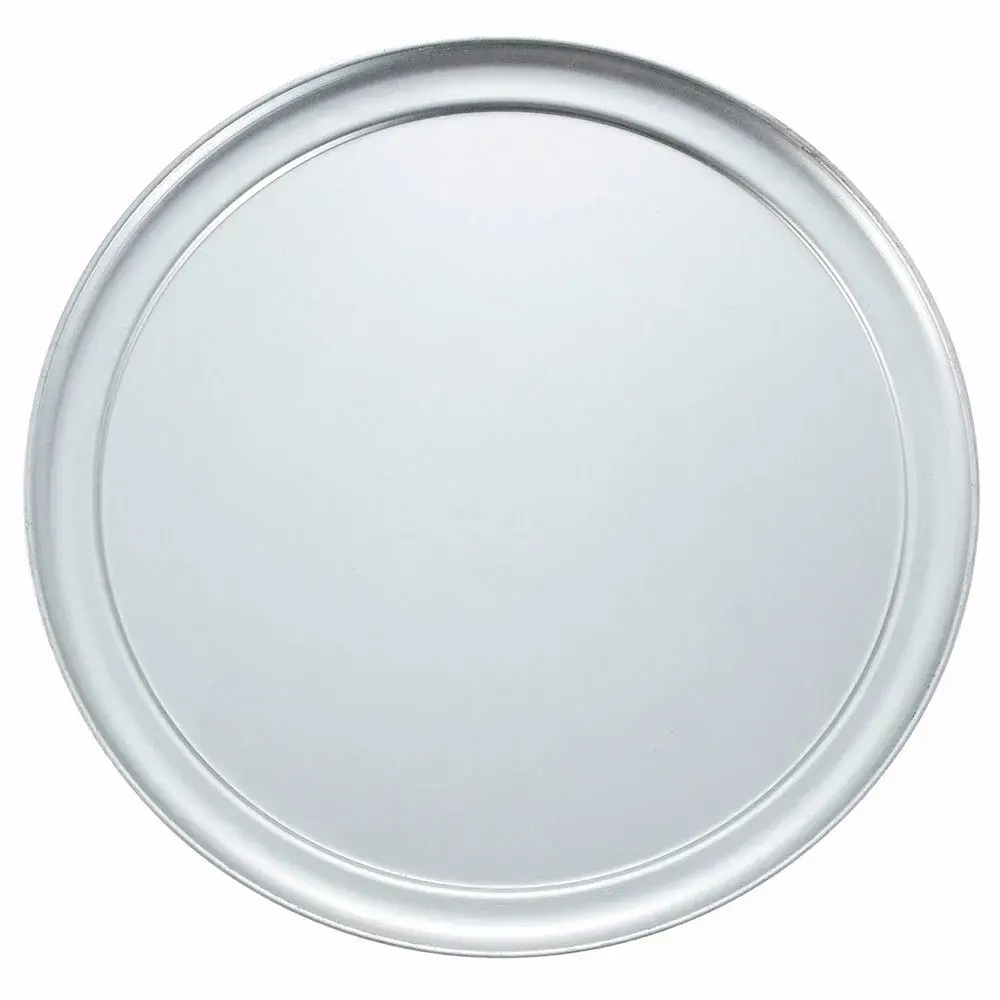 Winco APZT-14 Pizza Pan, 14" Diameter, Wide Rim, Aluminum
