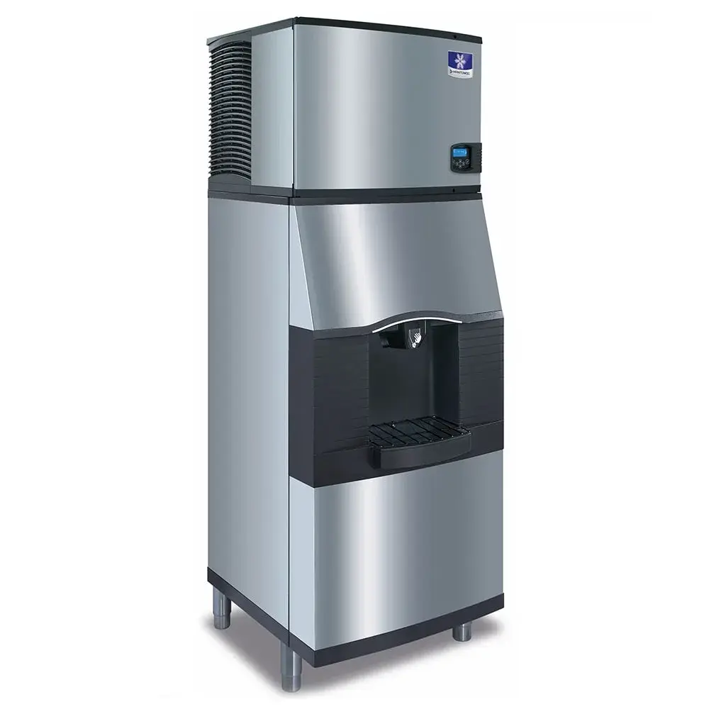Manitowoc Ice IDT0620W/SFA192 530 lb Full Cube Ice Machine w/ Water & Ice Dispenser - 120 lb Storage, Bucket Fill, 115v