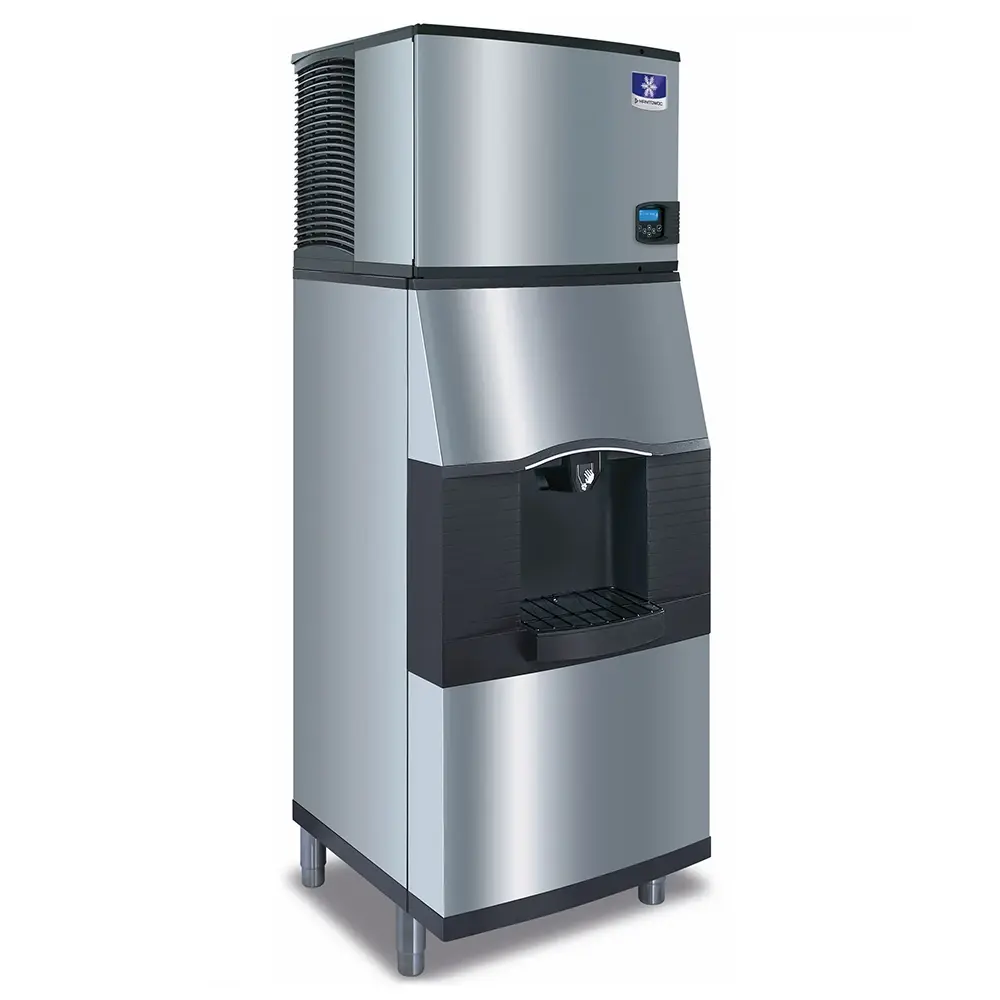 Manitowoc Ice IYT0420W/SFA192 490 lb Half Cube Ice Machine w/ Water & Ice Dispenser - 120 lb Storage, Bucket Fill, 115v