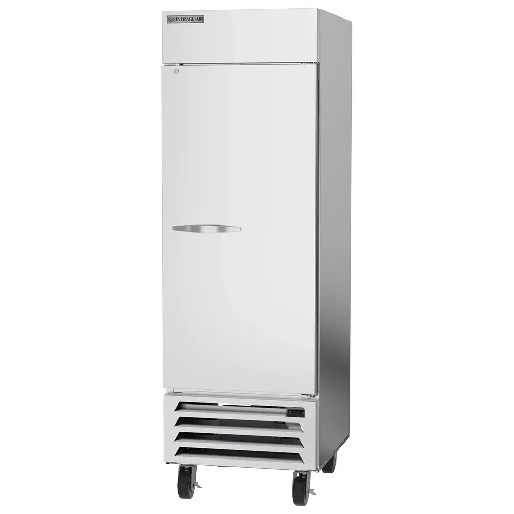 Beverage-Air HBR23HC-1 27 1/4" One Section Reach In Refrigerator, (1) Right Hinge Solid Door, 115v