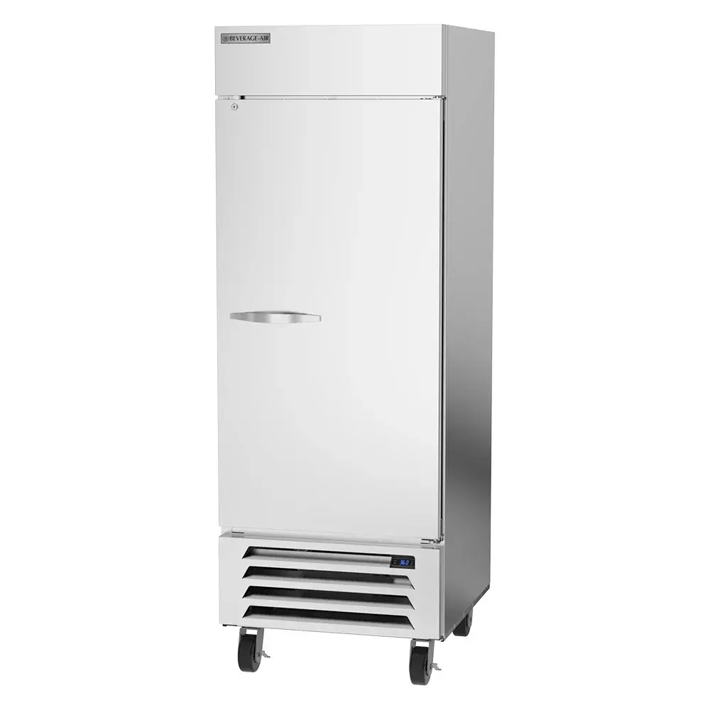 Beverage-Air HBR27HC-1 30" One Section Reach In Refrigerator, (1) Right Hinge Solid Door, 115v