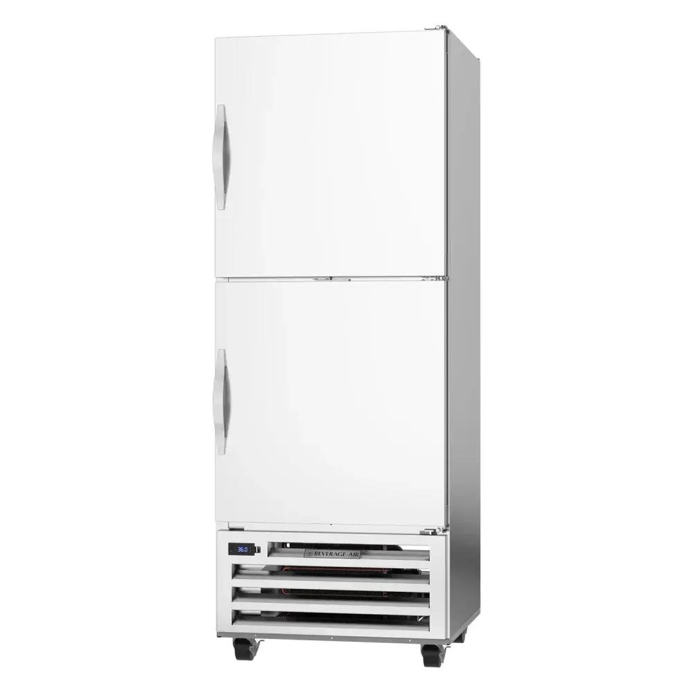 Beverage-Air RID18HC-HS 27 1/4" One Section Pass Thru Refrigerator, (4) Right Hinge Solid Doors, 115v