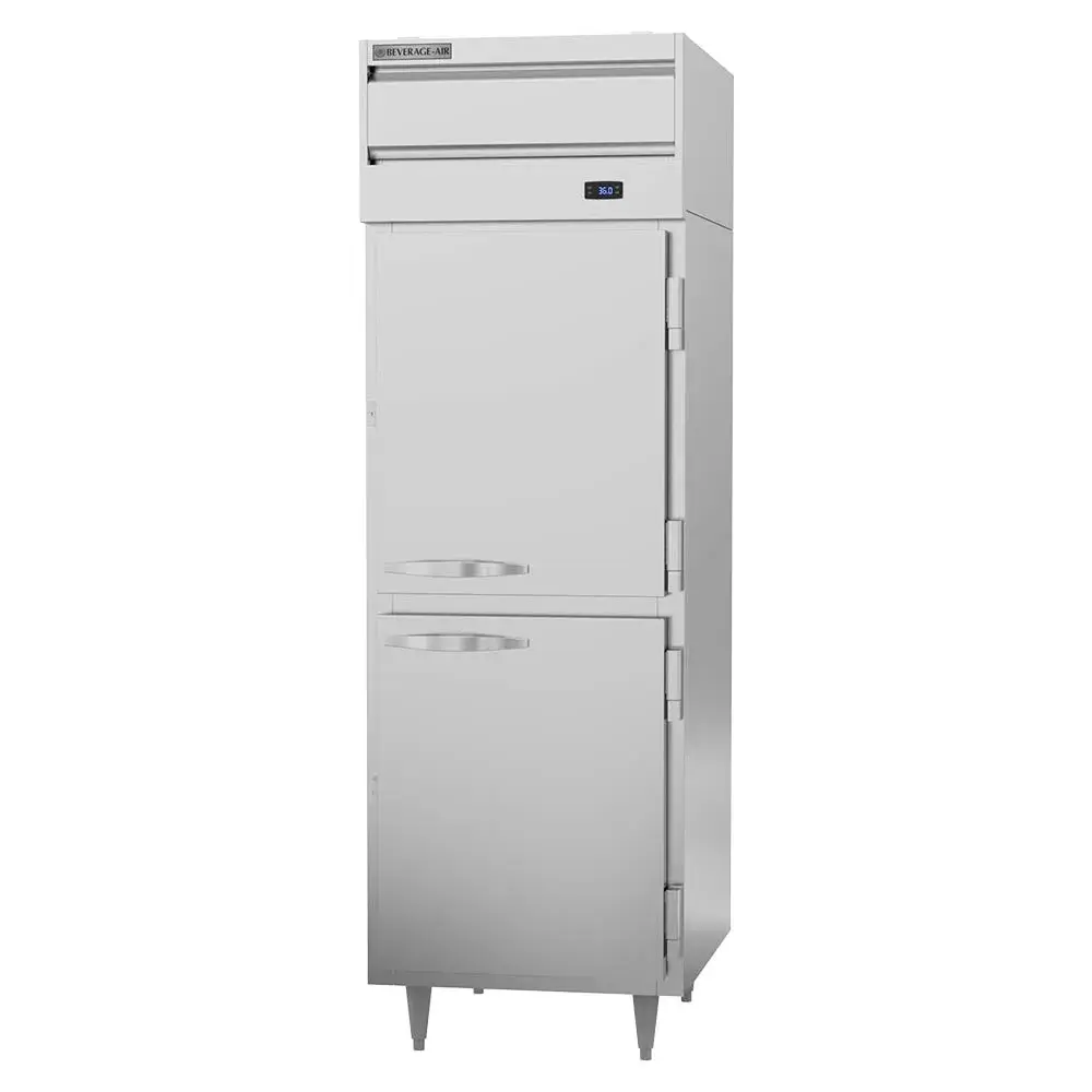 Beverage-Air PR1HC-1AHS 26" One Section Reach In Refrigerator, (2) Right Hinge Solid Doors, 115v