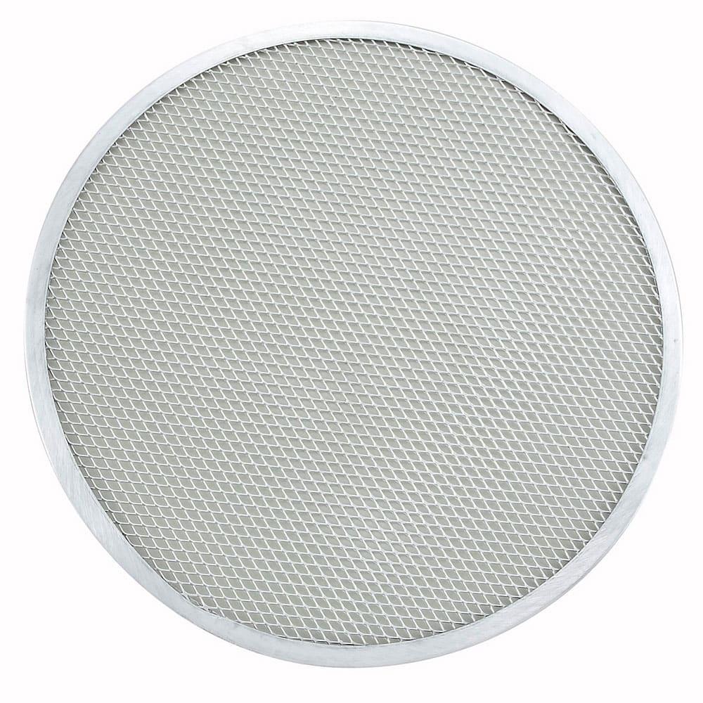 Winco APZS-16 16" Seamless Pizza Screen, Aluminum