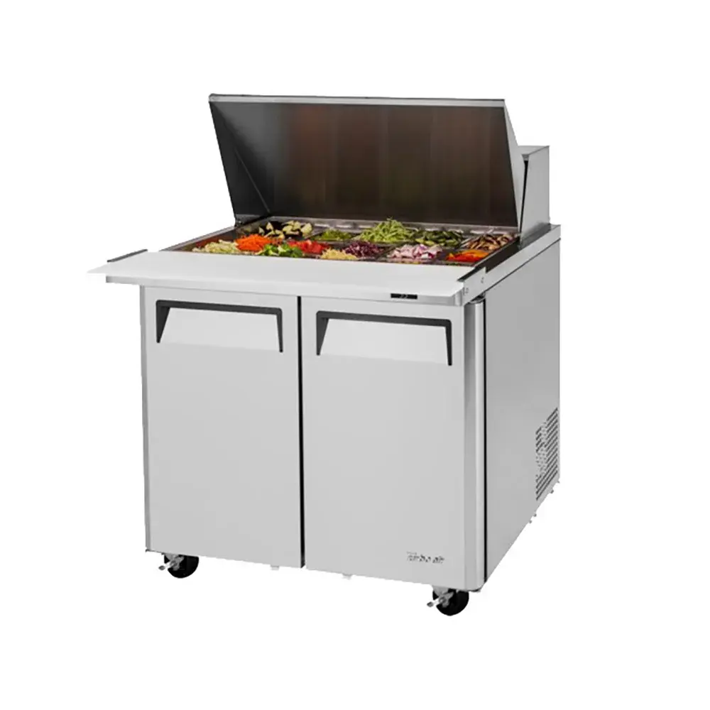 Turbo Air MST-36-15-N6 36" M3 Series Mega Top Sandwich/Salad Prep Table w/ Refrigerated Base, 115v