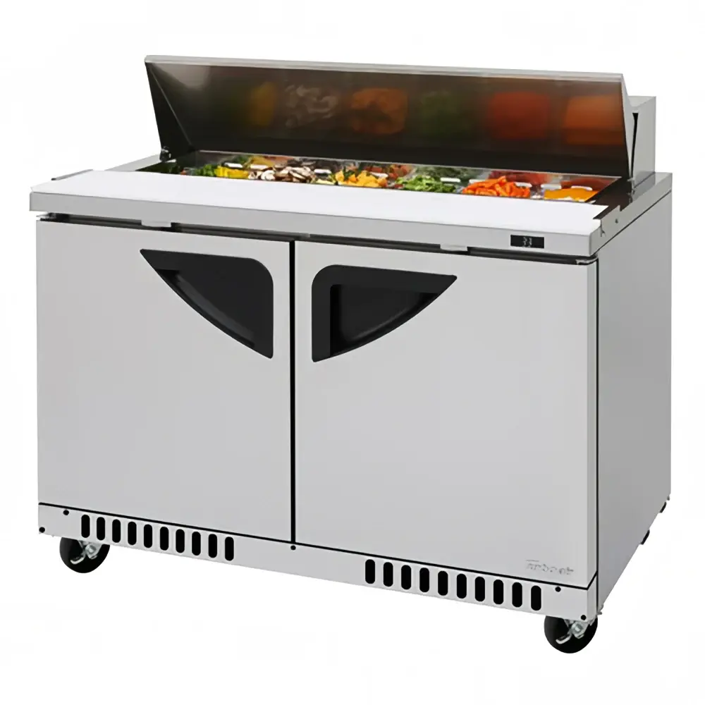 Turbo Air TST-48SD-FB-N 48 1/4" Super Deluxe Sandwich/Salad Prep Table w/ Refrigerated Base, 115v