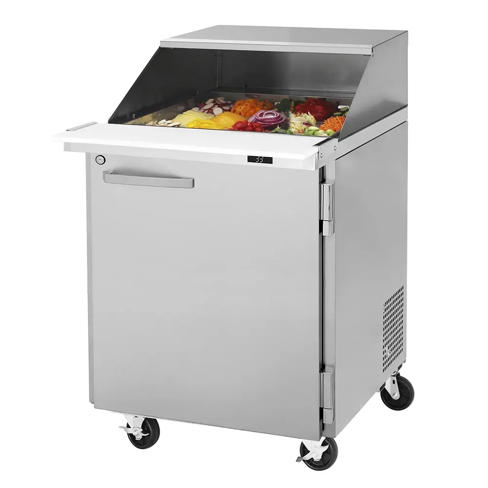 Turbo Air PST-28-12-N-SL 27 1/2" PRO Series Mega Top Sandwich/Salad Prep Table w/ Refrigerated Base, 115v