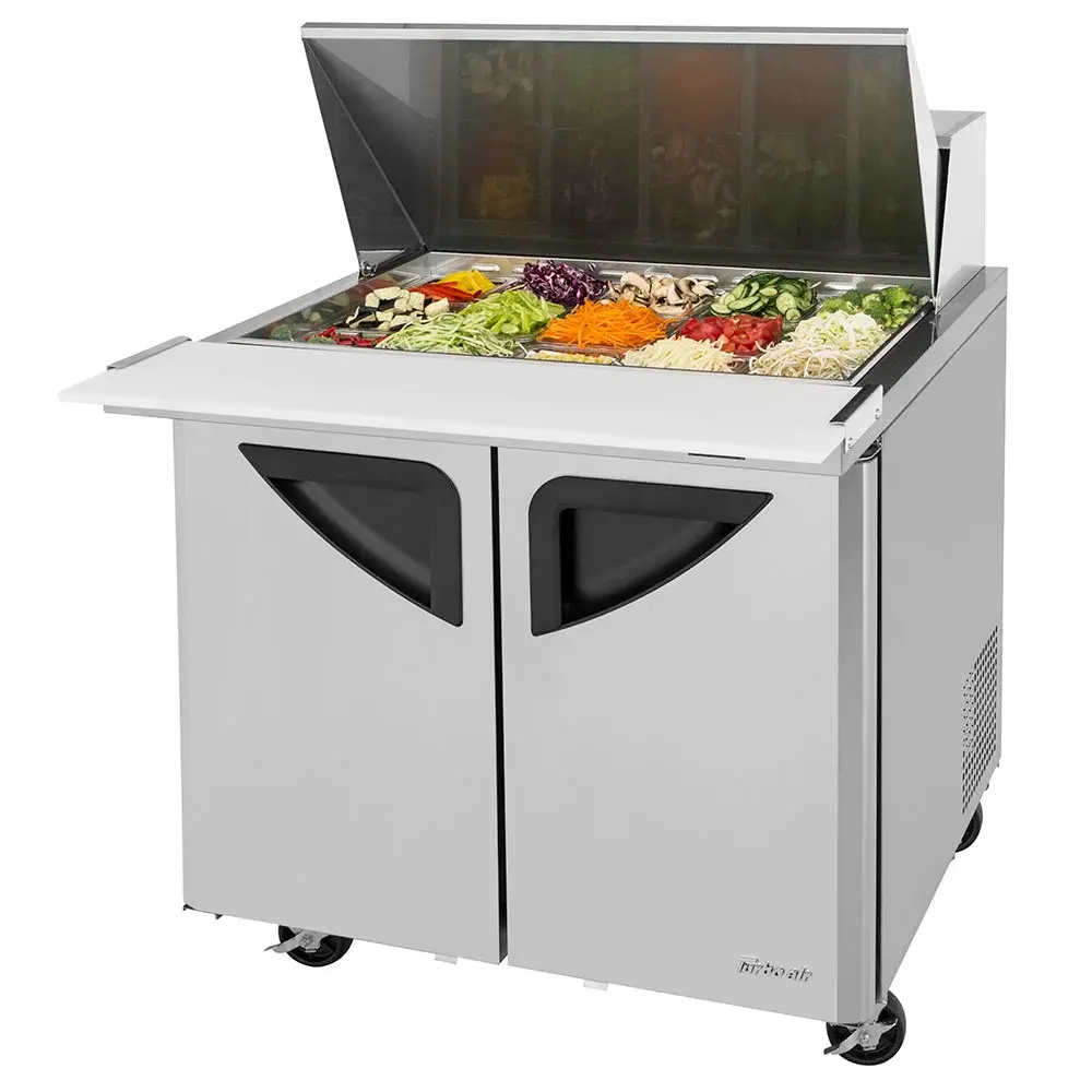 Turbo Air TST-36SD-15-N6 36" Super Deluxe Mega Top Sandwich/Salad Prep Table w/ Refrigerated Base, 115v