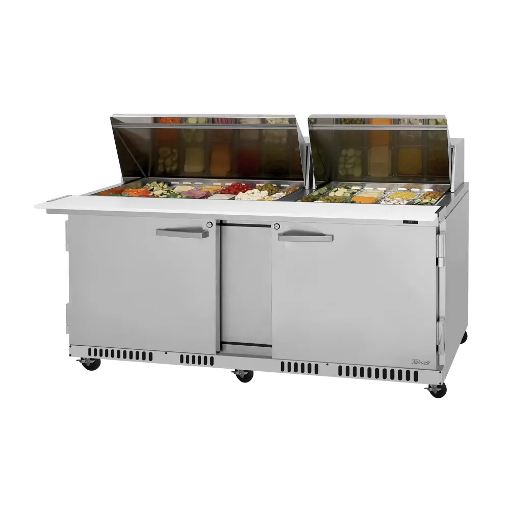 Turbo Air PST-60-D4-FB-N 60 1/4" PRO Series Sandwich/Salad Prep Table w/ Refrigerated Base, 115v