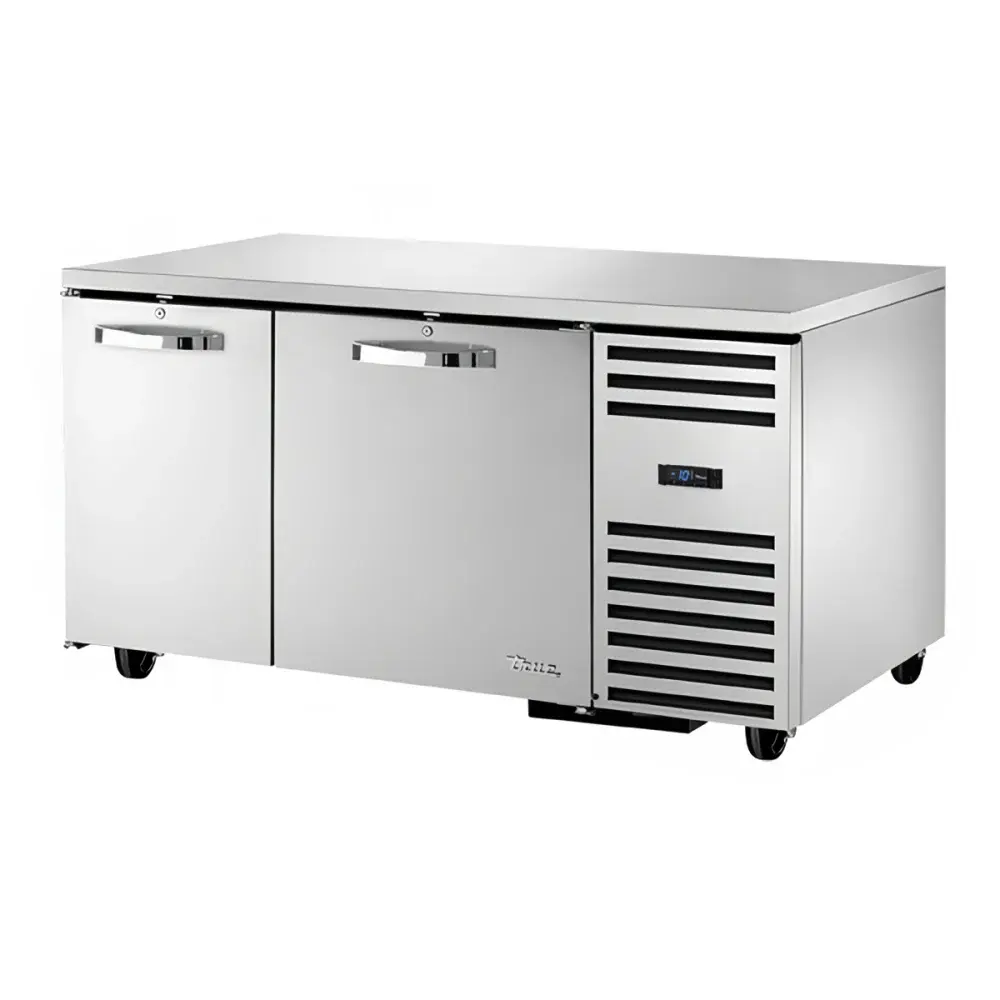 True TUC-60-32F-HC~SPEC3 60" W Undercounter Freezer w/ (2) Sections & (2) Doors, 115v