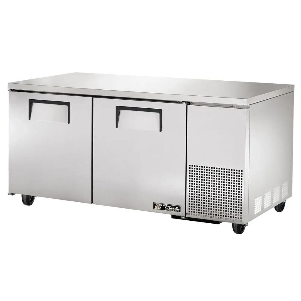 True TUC-67F-HC 67" W Undercounter Freezer w/ (2) Sections & (2) Doors, 115v