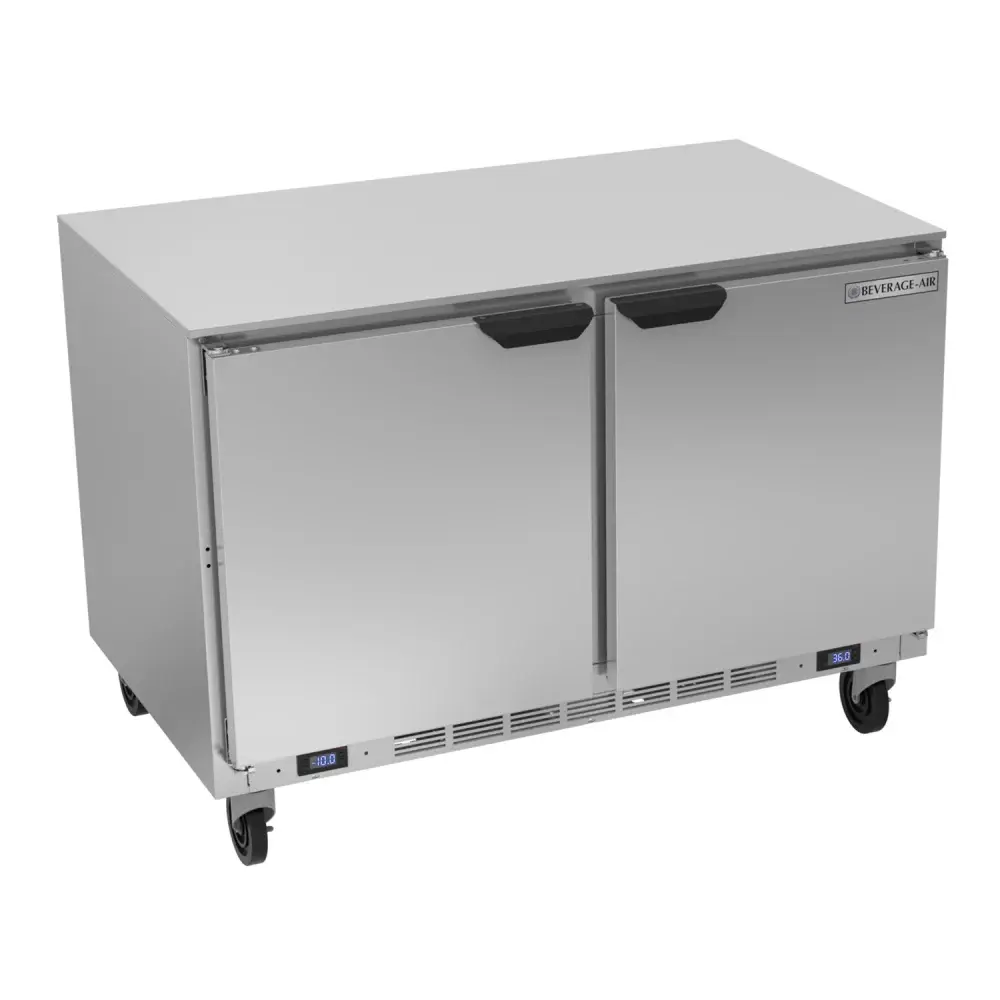 Beverage-Air UCFR48AHC 48" Undercounter Refrigerator Freezer w/ (2) Sections & (2) Doors, 115v