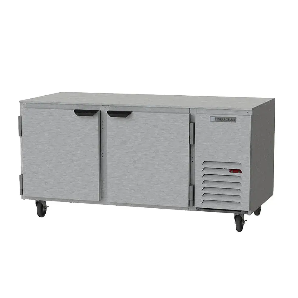 Beverage-Air UCF67AHC 67" W Undercounter Freezer w/ (2) Section & (2) Door, 115v