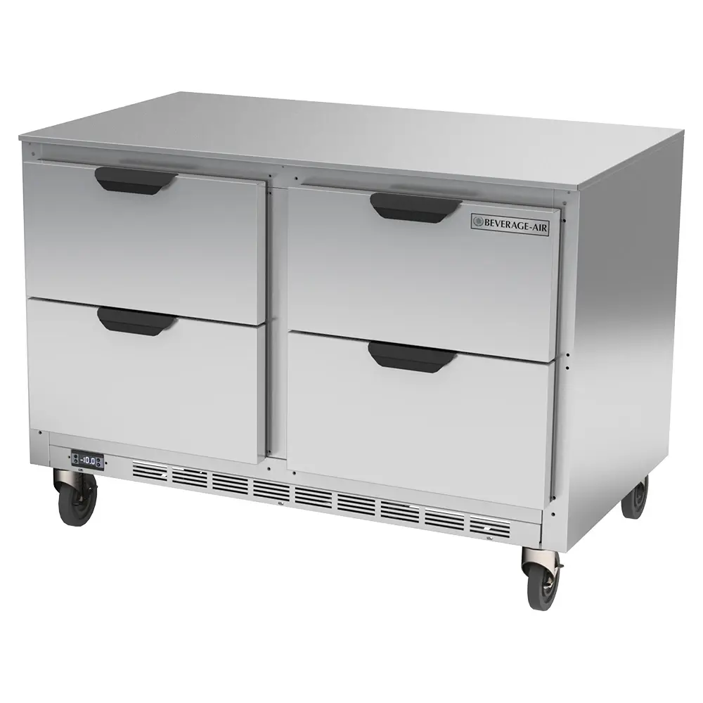 Beverage-Air UCFD48AHC-4 48" W Undercounter Freezer w/ (2) Section & (4) Drawers, 115v